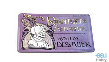 Advertising plate for  x-ray equipment