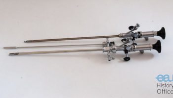 Two irrigating cystoscopes