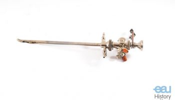 Continuous irrigating operating cystoscope