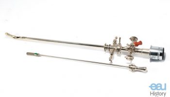 Examining and uretero-cystoscope with filming device